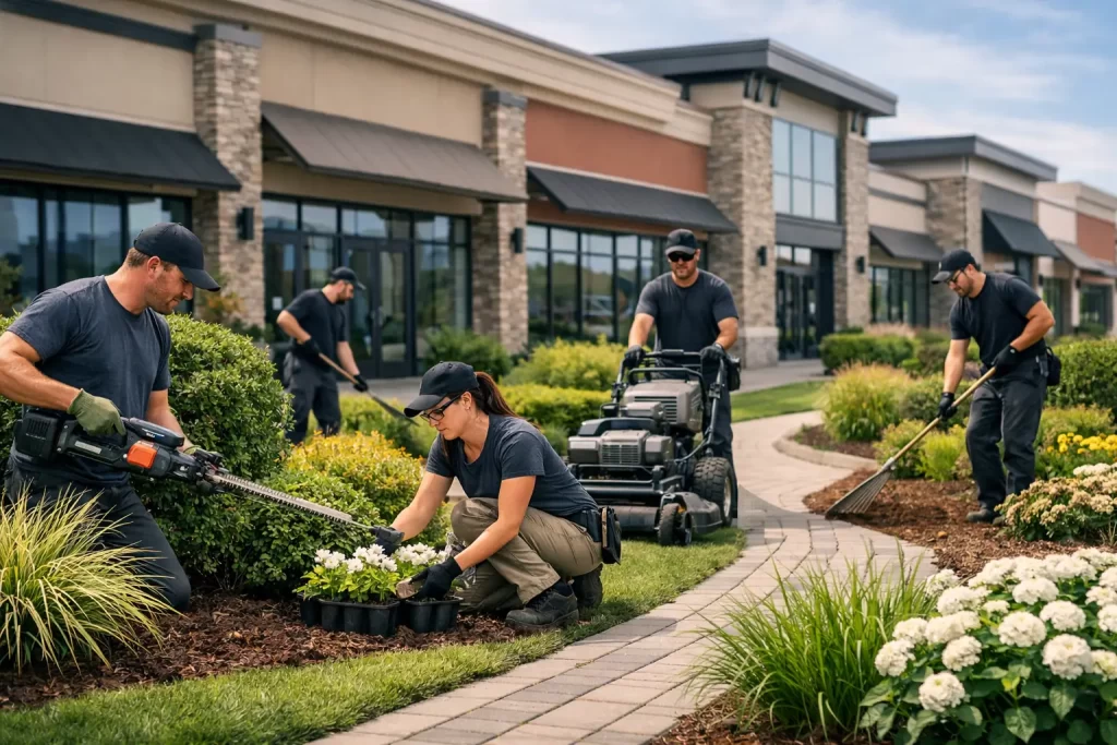 commercial landscaping maintenance Windsor Essex Ontario
