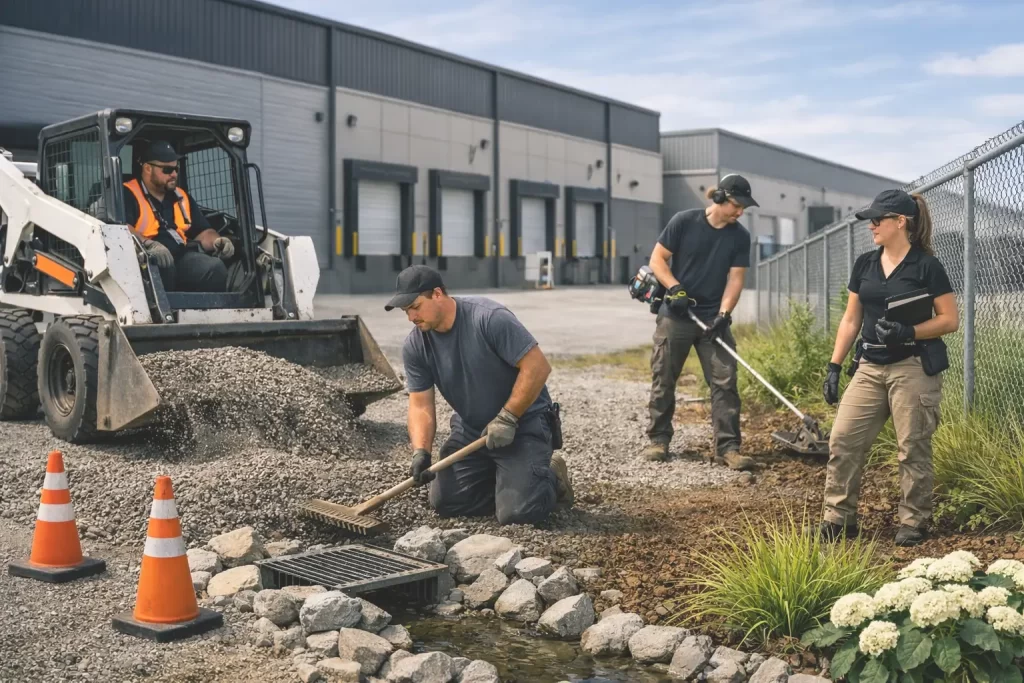 industrial landscaping maintenance Windsor Essex Ontario